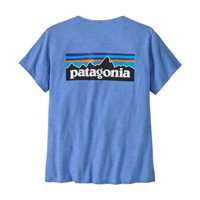T-Shirt - Abundant Blue - Donna - Ws P-6 Logo Responsibili-Tee  Patagonia