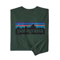 T-Shirt - Alder green - Uomo - MsLong-sleeved P-6 Logo Responsibili-Tee  Patagonia