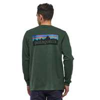 T-Shirt - Alder green - Uomo - MsLong-sleeved P-6 Logo Responsibili-Tee  Patagonia