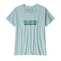 T-Shirt - Atoll blue - Donna - Ws Pastel P-6 Logo Organic Crew T-Shirt  Patagonia
