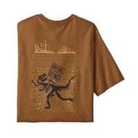 T-Shirt - Bear brown - Uomo - T-Shirt Uomo Big Oil is Extinct Responsabili-Tee  Patagonia