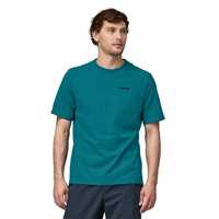 T-Shirt - Belay Blue - Uomo - T-Shirt uomo Ms P-6 Logo Responsibili-Tee  Patagonia