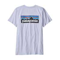 T-Shirt - Beluga - Donna - Ws P6 Logo Organic Crew T-Shirt  Patagonia