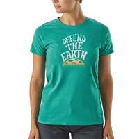 T-Shirt - Beryl Green - Donna - Ws Defend The Earth Responsibili-Tee T-Shirt  Patagonia
