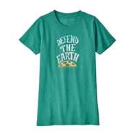T-Shirt - Beryl Green - Donna - Ws Defend The Earth Responsibili-Tee T-Shirt  Patagonia