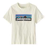 T-Shirt - Birch White - Bambino - T-Shirt ragazzo Kids P-6 Logo T-Shirt  Patagonia