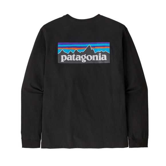 T-Shirt - Milled Yellow - Uomo - Ms L/S P-6 Logo Responsibili-Tee  Patagonia