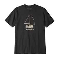 T-Shirt - Black - Uomo - T-Shirt Ms Live Simply Wind Powered Responasbili-Tee  Patagonia