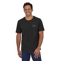 T-Shirt - Black - Uomo - T-Shirt uomo Ms 73 Skyline Organic T-Shirt  Patagonia