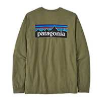 T-Shirt - Buckhorn Green - Uomo - Ms L/S P-6 Logo Responsibili-Tee  Patagonia