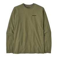 T-Shirt - Buckhorn Green - Uomo - T-Shirt manica lunga uomo Ms Long-Sleeved P-6 Logo Responsibili-Tee  Patagonia