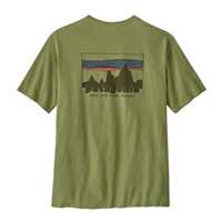 T-Shirt - Buckhorn Green - Uomo - T-Shirt uomo Ms 73 Skyline Organic T-Shirt  Patagonia