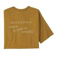 T-Shirt - Cabin gold - Uomo - T-Shirt Uomo Ms Clean Climb Trade Resposibili-Tee  Patagonia