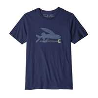 T-Shirt - Classic Navy - Uomo - Ms Flying Fish Organic T-Shirt  Patagonia