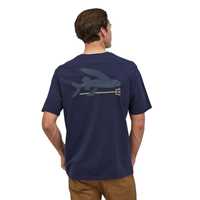 T-Shirt - Classic Navy - Uomo - Ms Flying Fish Organic T-Shirt  Patagonia