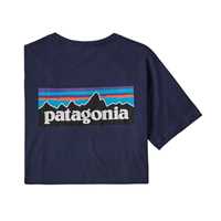 T-Shirt - Classic Navy - Uomo - Ms P-6 Logo Organic T-Shirt  Patagonia