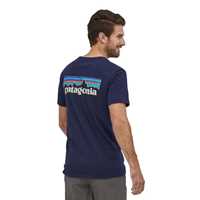 T-Shirt - Classic Navy - Uomo - Ms P-6 Logo Organic T-Shirt  Patagonia