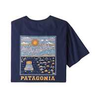T-Shirt - Classic Navy - Uomo - Ms Summit Road Organic T-Shirt  Patagonia