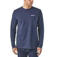 T-Shirt - Classic Navy - Uomo - MsLong-sleeved P-6 Logo Responsibili-Tee  Patagonia