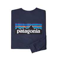 T-Shirt - Classic Navy - Uomo - MsLong-sleeved P-6 Logo Responsibili-Tee  Patagonia