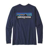 T-Shirt - Classic Navy - Uomo - MsLong-sleeved P-6 Logo Responsibili-Tee  Patagonia