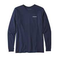 T-Shirt - Classic Navy - Uomo - MsLong-sleeved P-6 Logo Responsibili-Tee  Patagonia