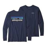 T-Shirt - Classic Navy - Uomo - MsLong-sleeved P-6 Logo Responsibili-Tee  Patagonia