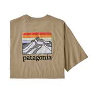 T-Shirt - Classic tan - Uomo - Ms Line Logo Ridge Pocket Responsabili-Teec  Patagonia