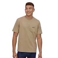 T-Shirt - Classic tan - Uomo - Ms Line Logo Ridge Pocket Responsabili-Teec  Patagonia