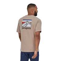 T-Shirt - Classic tan - Uomo - Ms Line Logo Ridge Pocket Responsabili-Teec  Patagonia