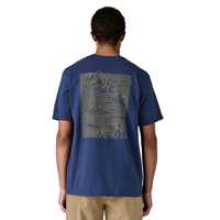 T-Shirt - Clement Blue - Uomo - Ms Strataspire Responsibili-Tee  Patagonia