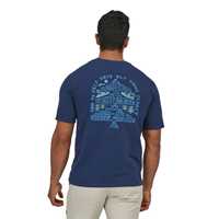 T-Shirt - Current blue - Uomo - T-shirt uomo Ms How to save responsibili-Tee  Patagonia