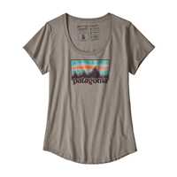T-Shirt - Feather Grey - Donna - Ws Solar Rays 73 Organic Scoop T-Shirt  Patagonia