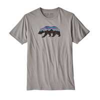 T-Shirt - Feather Grey - Uomo - Ms Fitz Roy Bear Organic T-Shirt  Patagonia