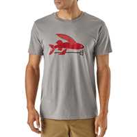 T-Shirt - Feather Grey - Uomo - Ms Flying Fish Organic T-Shirt  Patagonia