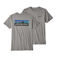 T-Shirt - Feather Grey - Uomo - Ms P-6 Logo Organic T-Shirt  Patagonia