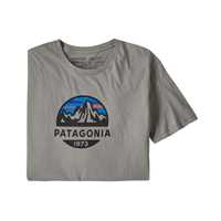 T-Shirt - Feather Grey - Uomo - T-shirt uomo Ms Fitz Roy Scope Organic T-Shirt  Patagonia