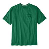T-Shirt - Gather Green - Uomo - T-Shirt uomo Ms Boardshort Logo Pocket Responsibili-Tee  Patagonia