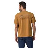 T-Shirt - Golden Caramel - Uomo - T-Shirt uomo Ms P-6 Logo Responsibili-Tee  Patagonia