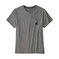 T-Shirt - Gravel Heather - Donna - T-shirt donna Ws Alpine Icon Regenerative Organic Pilot Cotton Pocket T-Shirt  Patagonia