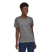T-Shirt - Gravel Heather - Donna - T-shirt donna Ws Alpine Icon Regenerative Organic Pilot Cotton Pocket T-Shirt  Patagonia