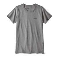 T-Shirt - Gravel Heather - Donna - Ws Pastel P-6 Logo Responsibili-Tee  Patagonia