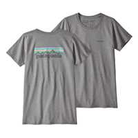 T-Shirt - Gravel Heather - Donna - Ws Pastel P-6 Logo Responsibili-Tee  Patagonia