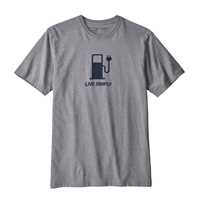 T-Shirt - Gravel Heather - Uomo - Ms Live Simply Power Responsibili-Tee  Patagonia