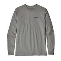 T-Shirt - Gravel Heather - Uomo - Ms L/S Flying Fish Responsibili-Tee  Patagonia