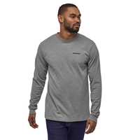 T-Shirt - Gravel Heather - Uomo - Ms L/S Flying Fish Responsibili-Tee  Patagonia