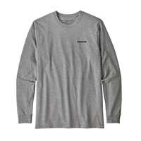 T-Shirt - Gravel Heather - Uomo - MsLong-sleeved P-6 Logo Responsibili-Tee  Patagonia
