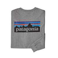 T-Shirt - Gravel Heather - Uomo - MsLong-sleeved P-6 Logo Responsibili-Tee  Patagonia