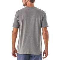 T-Shirt - Gravel Heather - Uomo - T-Shirt Ms Live Simply Wind Powered Responasbili-Tee  Patagonia