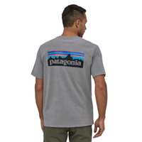 T-Shirt - Gravel Heather - Uomo - T-Shirt uomo Ms P-6 Logo Responsibili-Tee  Patagonia